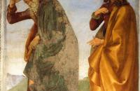 卢卡·西诺雷利（Luca Signorelli，意大利，1445-1523）作品-争议中的一对使徒 2