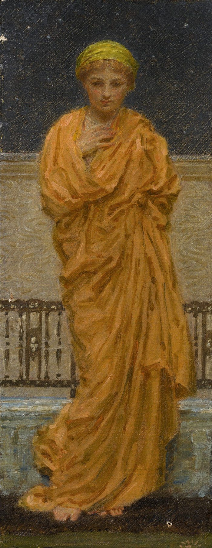 阿尔伯特·约瑟夫·摩尔（Albert Joseph Moore，英国，1841-1893）作品-星星