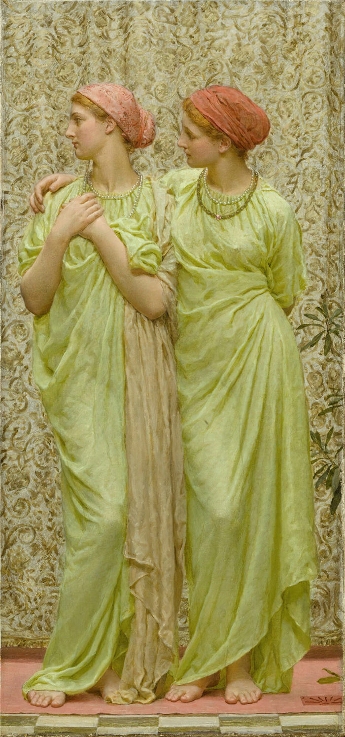 阿尔伯特·约瑟夫·摩尔（Albert Joseph Moore）作品-黄玉