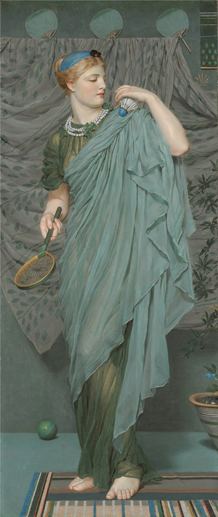 阿尔伯特·约瑟夫·摩尔（Albert Joseph Moore，英国，1841-1893）作品-巴特尔多尔 (1868-1870)