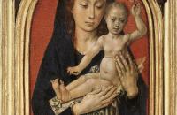 雨果范德格斯（Hugo van der Goes，佛兰芒，1440-1482）作品-圣母子