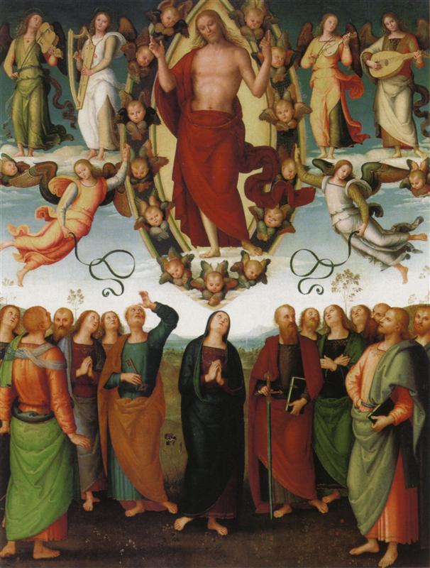 彼得罗·佩鲁吉诺(Pietro Perugino,意大利)-基督升天