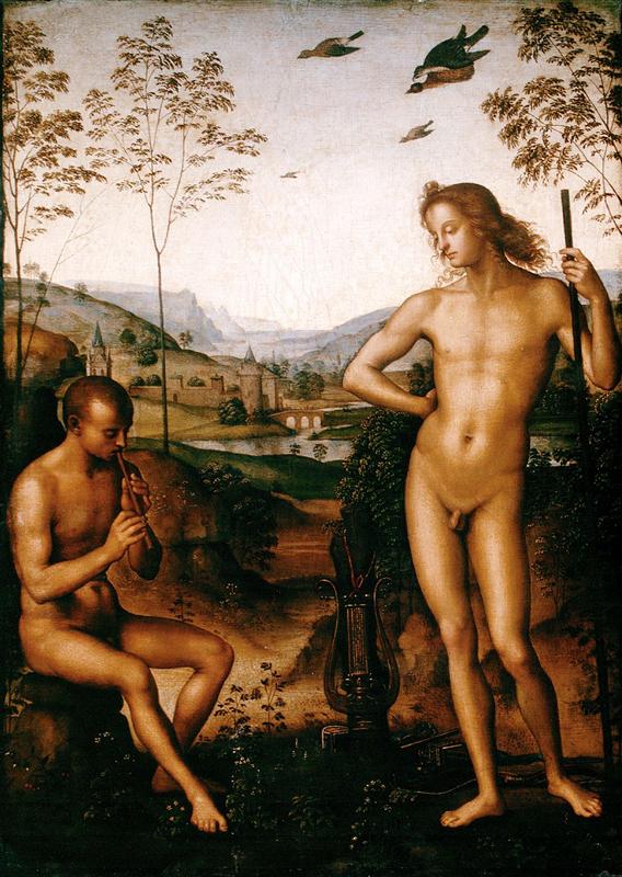 彼得罗·佩鲁吉诺(Pietro Perugino,意大利)-阿波罗和马尔西亚斯