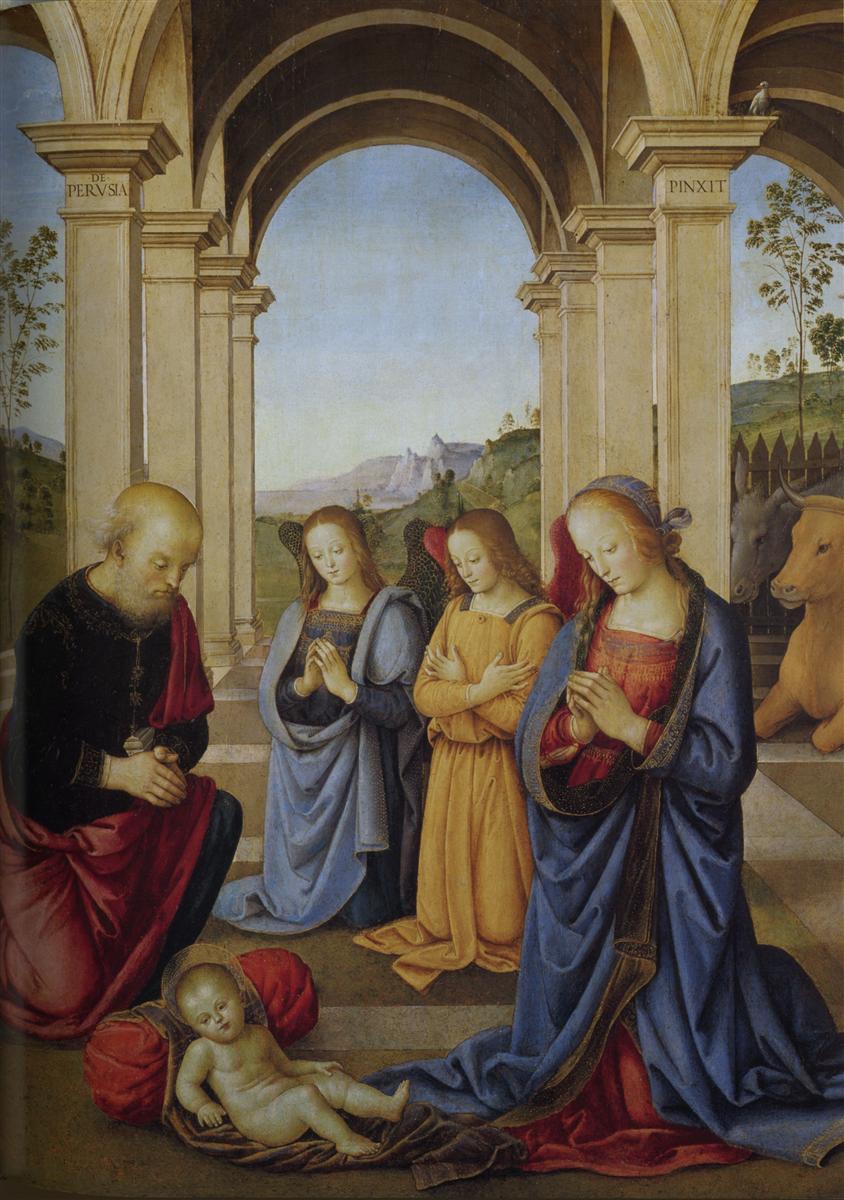 彼得罗·佩鲁吉诺（Pietro Perugino，意大利）-Polyptych Albani Torlonia（特别细节）