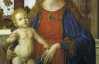 彼得罗·佩鲁吉诺（Pietro Perugino，意大利）-麦当娜与孩子
