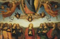 彼得罗·佩鲁吉诺（Pietro Perugino，意大利）-Polyptych Annunziata（圣母升天）