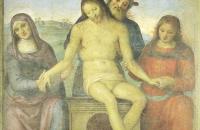 彼得罗·佩鲁吉诺（Pietro Perugino，意大利）-基督在圣母怜子图