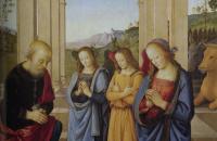 彼得罗·佩鲁吉诺（Pietro Perugino，意大利）-Polyptych Albani Torlonia（特别细节）
