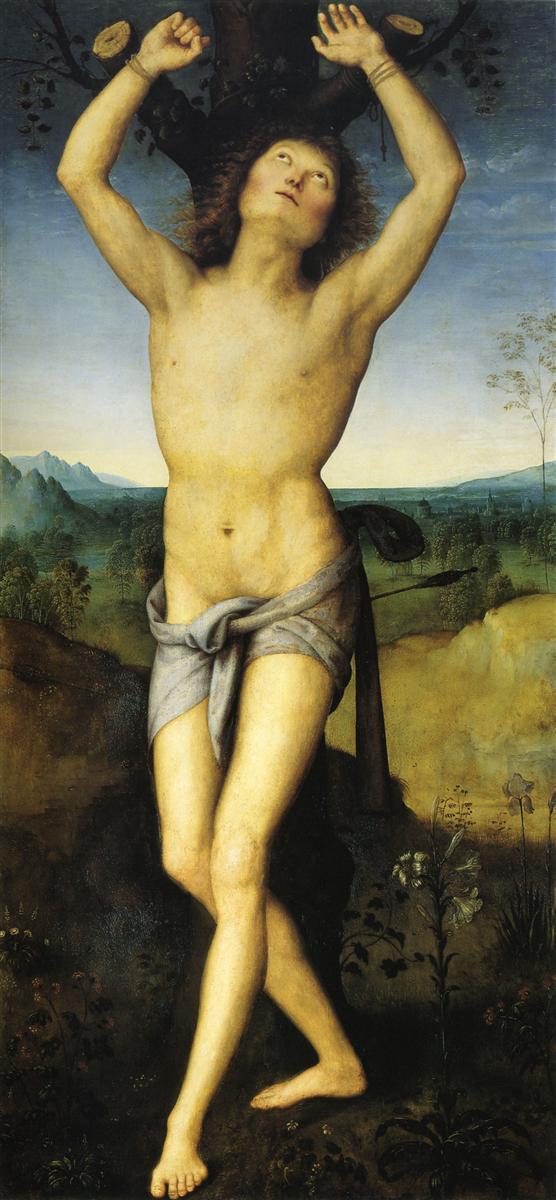彼得罗·佩鲁吉诺(Pietro Perugino,意大利)-圣塞巴斯蒂安
