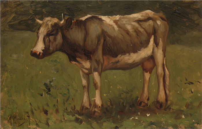 安东·莫夫（Anton Mauve，荷兰）作品-你 (1860 - 1888)