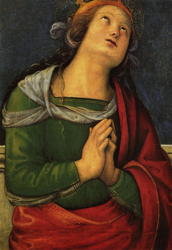 彼得罗·佩鲁吉诺(Pietro Perugino,意大利)-圣彼得多联画(圣弗拉维亚)