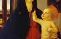 多梅尼哥·基尔兰达约（Domenico Ghirlandaio，1448-1494，意大利）作品-圣母子