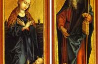 马丁·施恩告尔（Martin Schongauer，1445-1491，德国）作品-耶稣诞生和圣安东尼