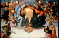 多梅尼哥·基尔兰达约（Domenico Ghirlandaio，1448-1494，意大利）作品-圣母加冕礼