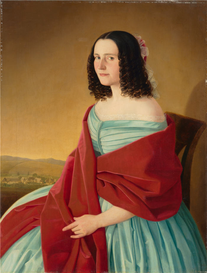 约瑟夫·博热克·克莱门斯 (Jozef Božetech Klemens) 作品-Mária Szmrecsányi 的肖像（1844 年）