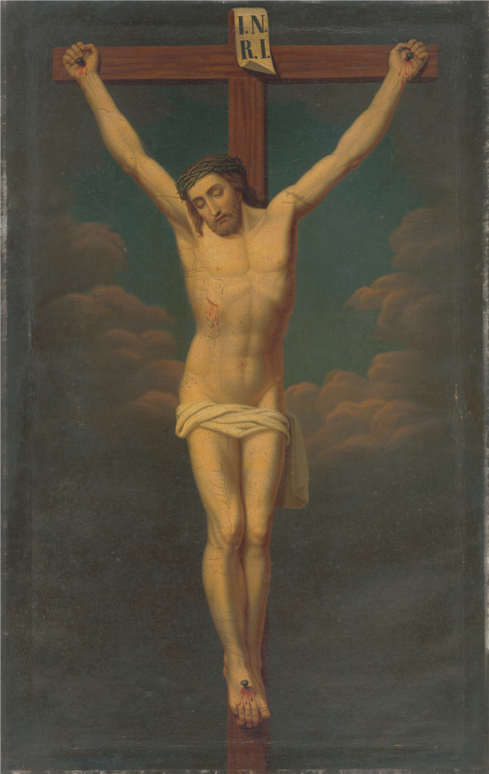 约瑟夫·博热克·克莱门斯 (Jozef Božetech Klemens，斯洛伐克, 1817 – 1883) 作品-十字架上的基督 (1870–1880)