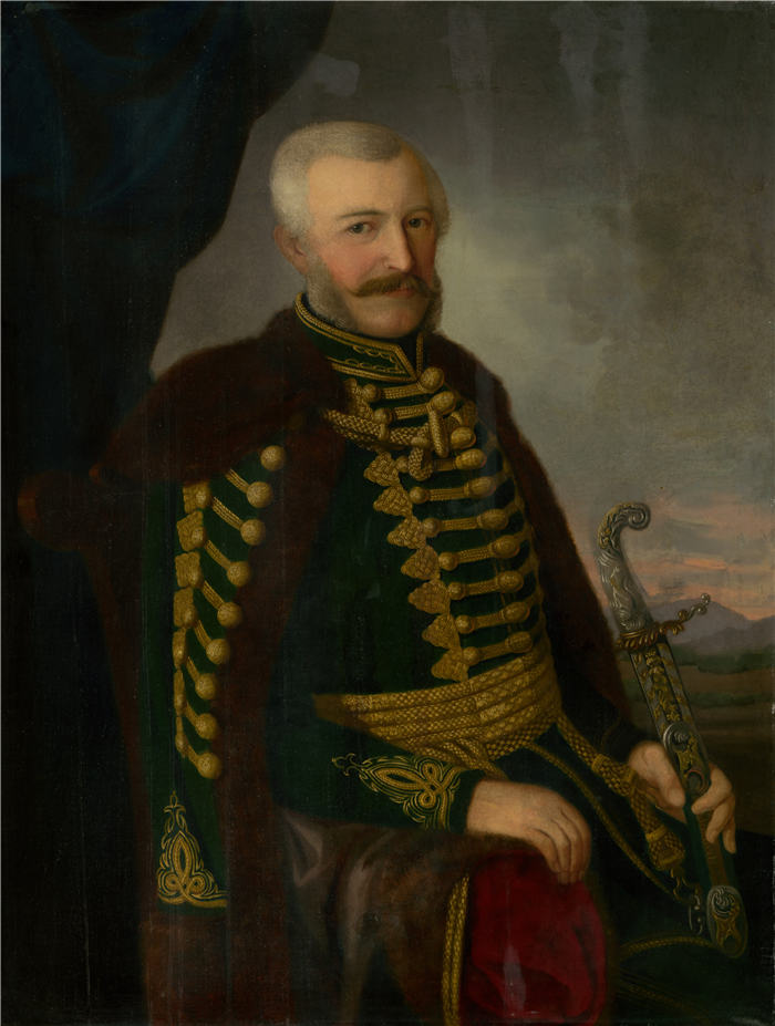 约瑟夫·博热克·克莱门斯 (Jozef Božetech Klemens，斯洛伐克, 1817 – 1883) 作品-J. Szmrecsányi 的肖像（1844 年）