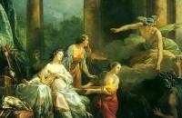 前1000幅世界名画-《埃塞的情人变成岩石》 皮埃尔 法国