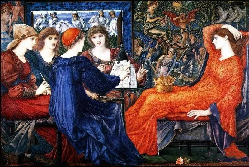 《礼赞维纳斯》伯恩琼斯 英国