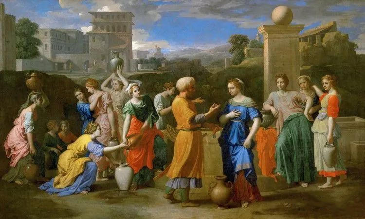 前1000幅世界名画-《井边的加百利》<a href=https://www.kuhw.com/e/tags/?tagname=%E5%B0%BC%E5%8F%A4%E6%8B%89%E6%96%AF%C2%B7%E6%99%AE%E6%A1%91 target=_blank class=infotextkey>普桑</a> 法国