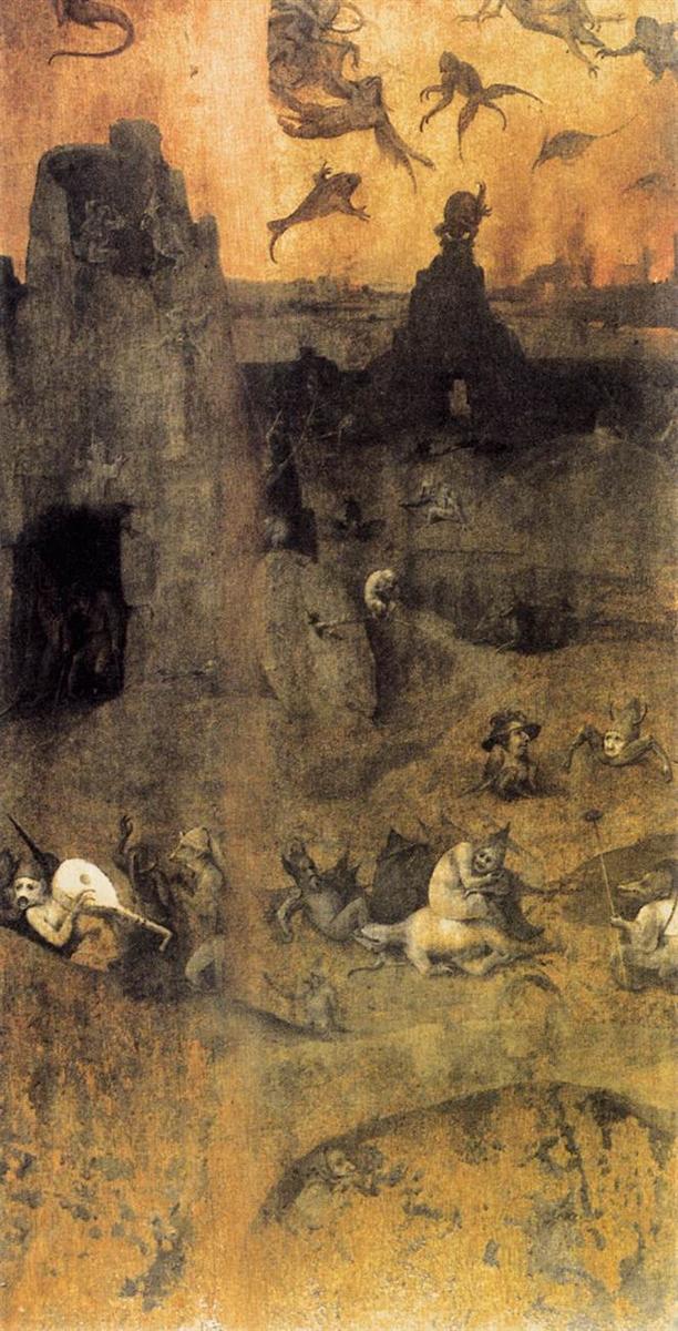 耶罗尼米斯·博斯（Hieronymus Bosch）作品-反叛天使的陨落