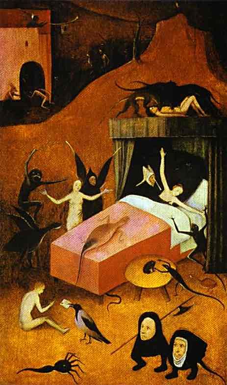 耶罗尼米斯·博斯（Hieronymus Bosch）作品-妓女之死