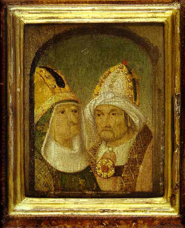 耶罗尼米斯·博斯（Hieronymus Bosch）作品-两个男头