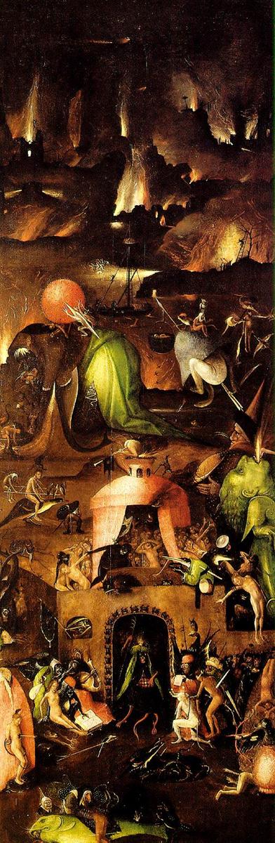 耶罗尼米斯·<a href=https://www.kuhw.com/e/tags/?tagid=6918 target=_blank class=infotextkey>博斯</a>（Hieronymus Bosch）作品-最后的审判，右翼