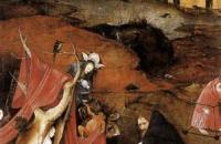 耶罗尼米斯·博斯（Hieronymus Bosch）作品-圣安东尼的诱惑三联画（详细）