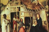 耶罗尼米斯·博斯（Hieronymus Bosch）作品-贤士的崇拜（详细）