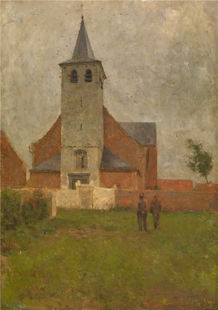 埃弗拉德·拉洛克（Everard Larock，比利时）作品-Kapelle-op-den-Bos 教堂（1891 年）
