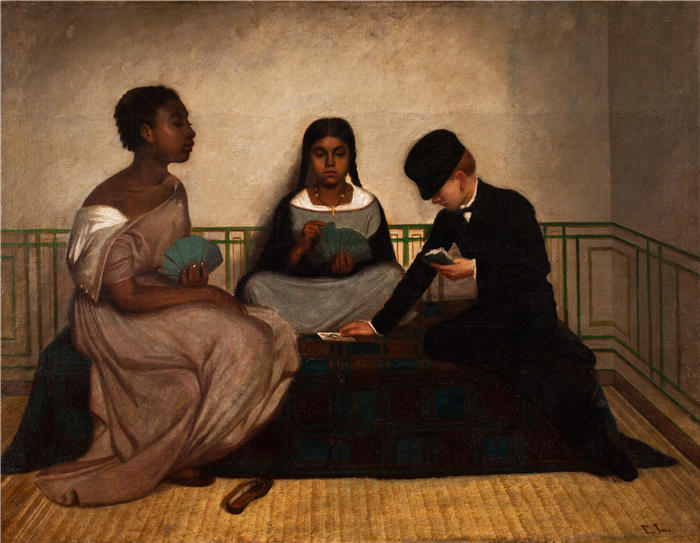 弗朗西斯科·拉索（Francisco Laso，秘鲁，1823-1869 年）作品-法律面前的三个种族或平等