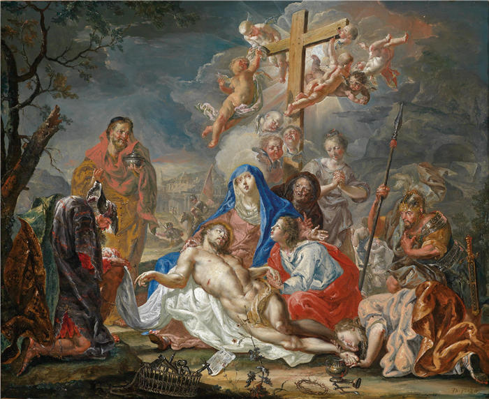 约翰·格奥尔格·普拉策（Johann Georg Platzer，奥地利）作品-基督的哀歌