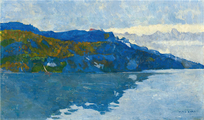 马克斯·布里（Max Buri，瑞士）作品-布里恩茨湖 (1910)