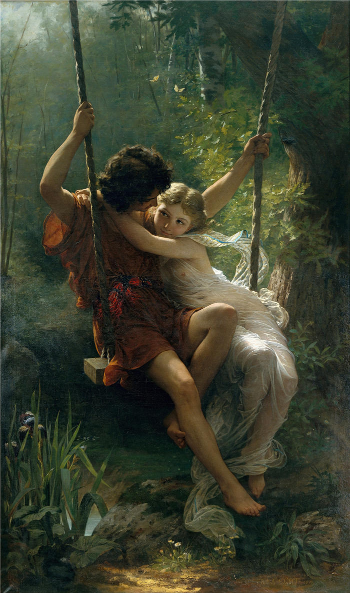 皮埃尔-奥古斯特·科特（Pierre-Auguste Cot ，法国，1837-1883 年）作品-春天 (1873)