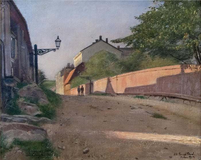 尤金·杨松（Eugène Jansson，瑞典）作品-德贝尔斯加坦 (1889)