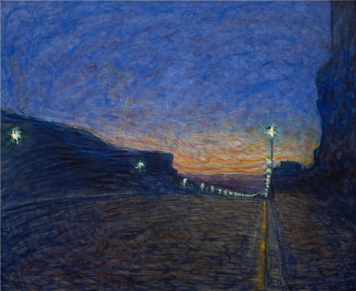 尤金·杨松（Eugène Jansson，瑞典）作品-霍恩斯加坦 (1900)