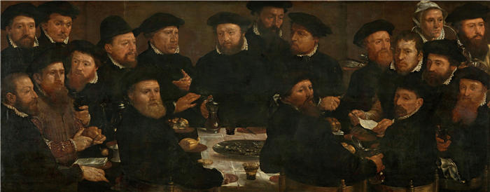 德克·巴伦兹（Dirck Barendsz，英，1534–1592）作品-1566 年阿姆斯特丹 L 小队1566 年）