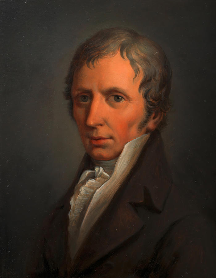约翰·内波穆克·安德（Johann Nepomuk Ender ，奥地利）作品-Kilian Herrlein，画家（约 1820 年）