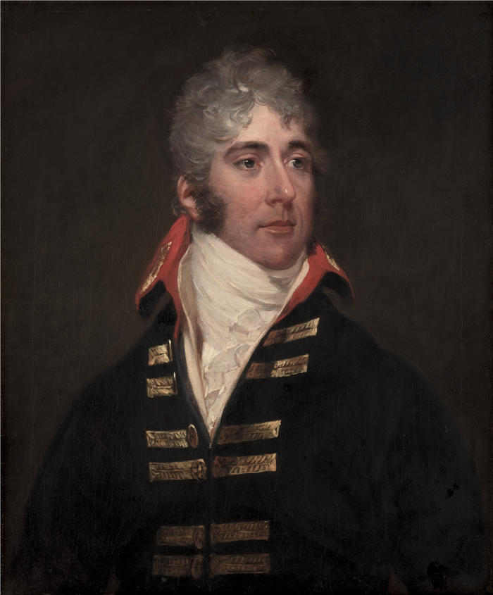 威廉·比奇（William Beechey ，英国）作品-男人的肖像（约 1800 年）