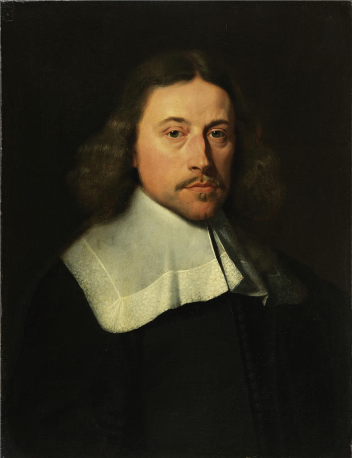 雅各布·范·里斯布鲁克（Jacob van Reesbroeck，佛兰芒，1620-1704 年）作品-Balthasar II Moretus 的肖像（1659 年）