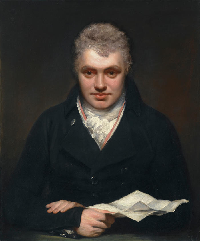 威廉·比奇（William Beechey ，英国）作品-埃尔德斯利的乔治·阿巴思诺特​​肖像（1800 年）