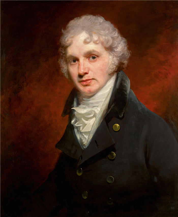 威廉·比奇（William Beechey ，英国）作品-Charles Small Pybus 的肖像（1803 年）