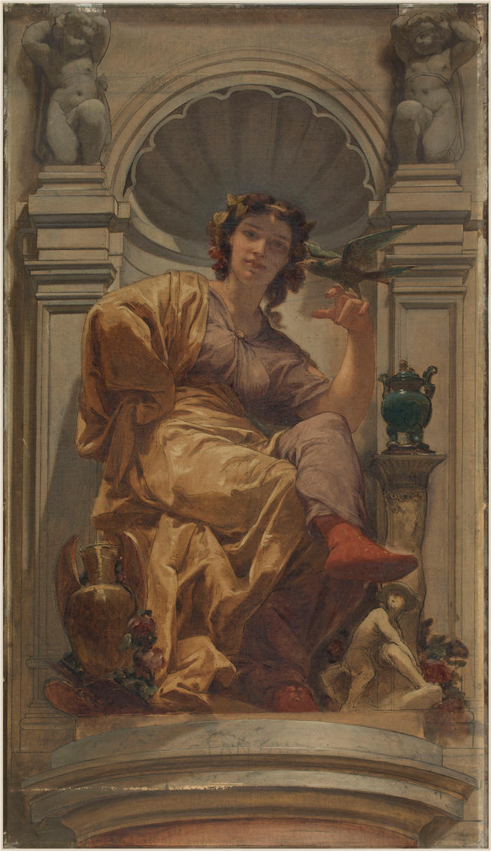 查尔斯·路易斯·穆勒（Charles Louis Müller ，法国）作品-幻想 (1864)