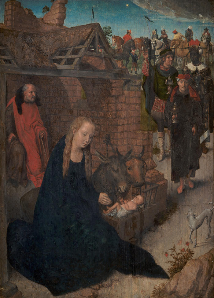 汉斯·梅姆林（Hans Memling，德国画家）作品-国王的崇拜（1448 - 1494）