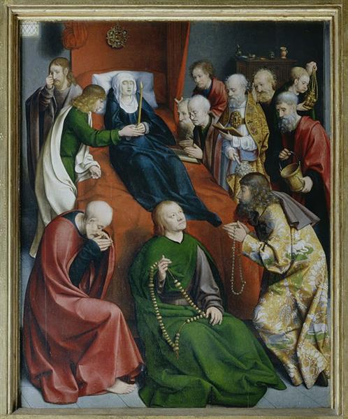 扬·乔斯特(Jan Joest,荷兰,1450 – 1519 年)作品-圣母安息