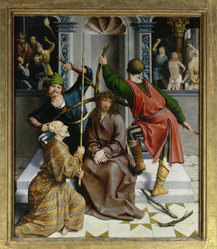 扬·乔斯特（Jan Joest，荷兰，1450 – 1519 年）作品-用荆棘加冕