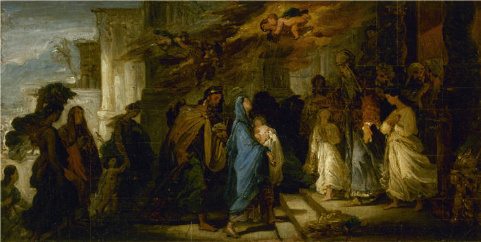 弗朗索瓦·约瑟夫·海姆（François Joseph Heim）作品-圣殿里的介绍（1826）