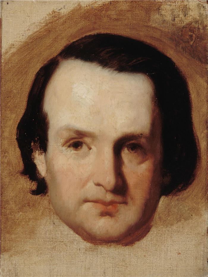 弗朗索瓦·约瑟夫·海姆（François Joseph Heim，法国，1787-1865 年）作品-维克多雨果（1802-1885）的肖像，作家（1835）
