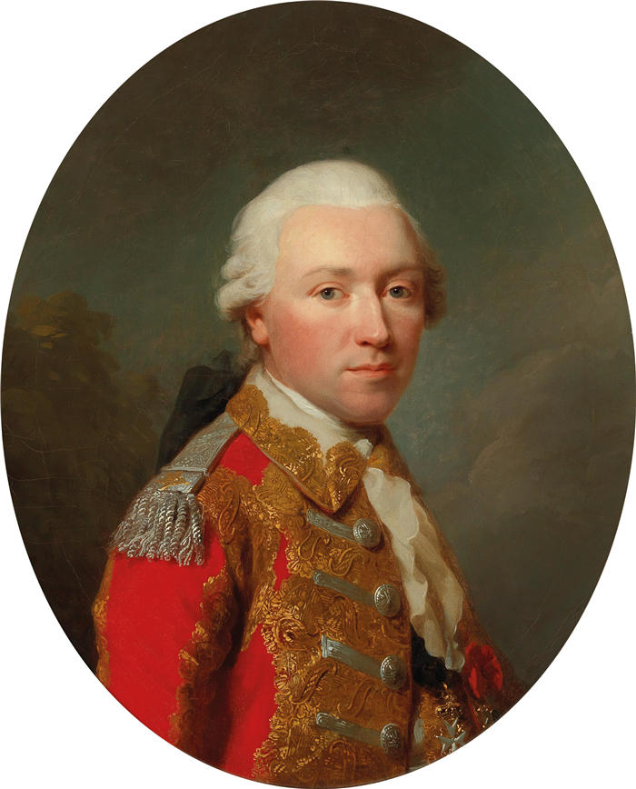 约翰·弗里德里希·奥古斯特·蒂施拜因(Johann Friedrich August Tischbein)作品-路易·弗朗索瓦的肖像,尚布雷侯爵 (1737–1807) (1776)